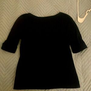 Heavy, blue medium medium length sleeve dress, 100% cotton Ralph Lauren